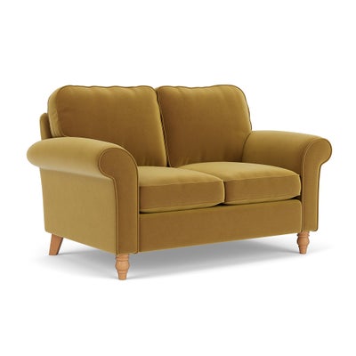 2 Seater - Mustard - Matt Velvet