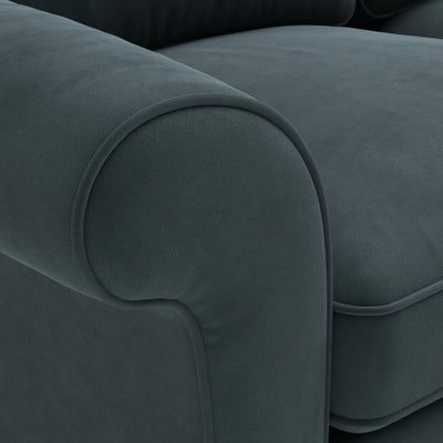 Sofa Bed Large 2 Seater - Lake - Matt Velvet