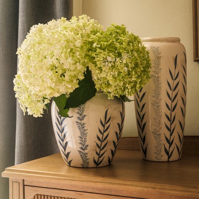 Ople Blue Floral Tall