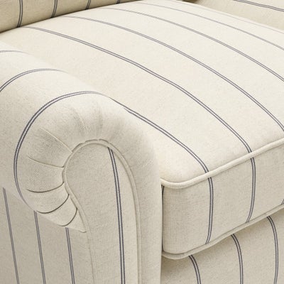 4 Seater - Charcoal - Compton Stripe