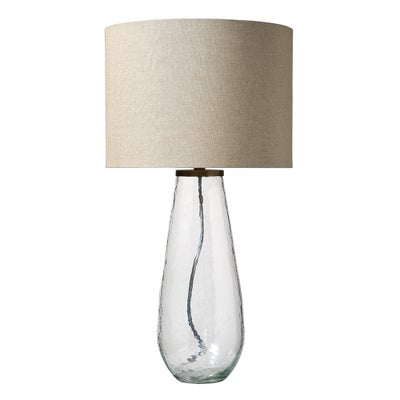 Aubrey Glass Large Lamp Clear