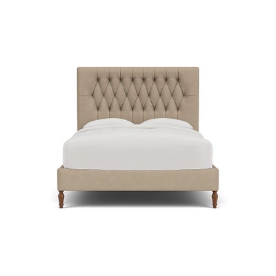 Double Classic Bedstead - Natural - House Linen Mix