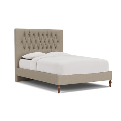 Double Classic Bedstead - Dove Grey - House Linen Mix