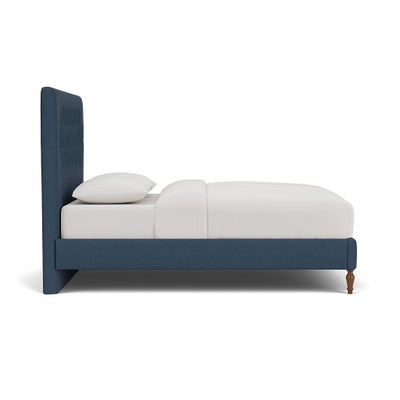 Double Classic Bedstead - Indigo - House Linen Mix