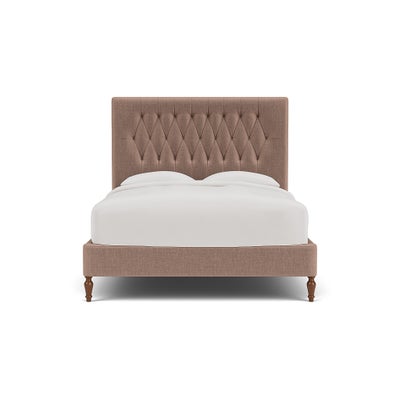 Double Classic Bedstead - Dusky Rose - Eco Chenille