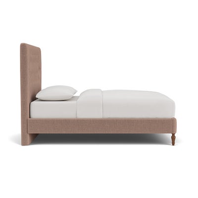 Double Classic Bedstead - Dusky Rose - Eco Chenille