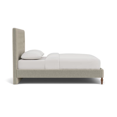 King Size Classic Bedstead - Natural - Eco Chenille