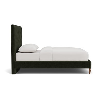 King Size Classic Bedstead - Moss - Eco Chenille