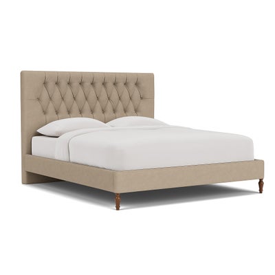 Super King Classic Bedstead - Natural - House Linen Mix