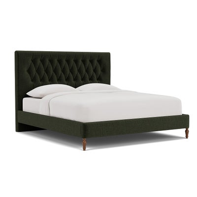 Super King Classic Bedstead - Moss - Eco Chenille