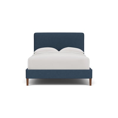 Double Classic Bedstead - Indigo - House Linen Mix
