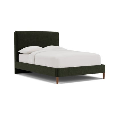 Double Classic Bedstead - Moss - Eco Chenille