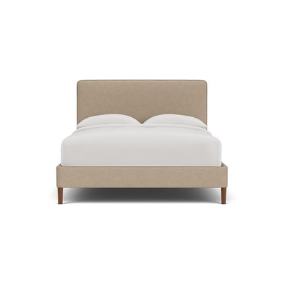 King Size Classic Bedstead - Natural - House Linen Mix