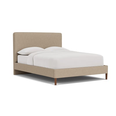 King Size Classic Bedstead - Natural - House Linen Mix
