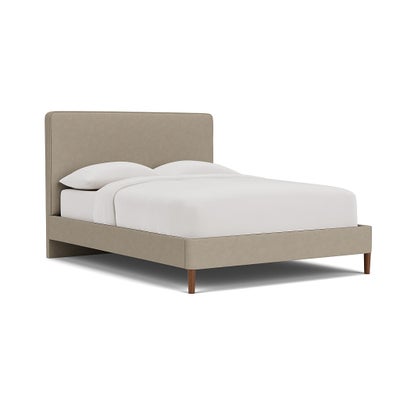 King Size Classic Bedstead - Dove Grey - House Linen Mix