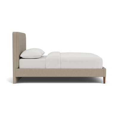 King Size Classic Bedstead - Dove Grey - House Linen Mix