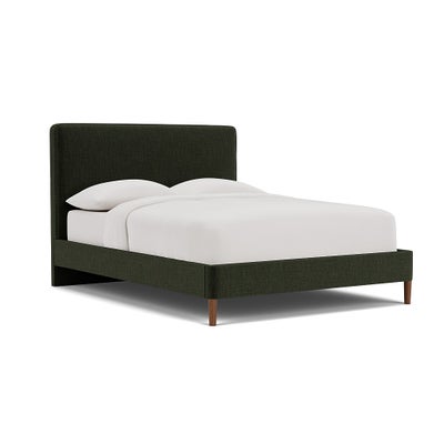 King Size Classic Bedstead - Moss - Eco Chenille
