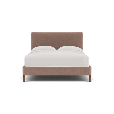 King Size Classic Bedstead - Dusky Rose - Eco Chenille