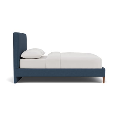 Super King Classic Bedstead - Indigo - House Linen Mix