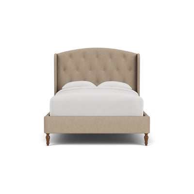 Double Classic Bedstead - Natural - House Linen Mix
