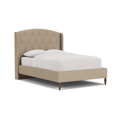 Double Classic Bedstead - Natural - House Linen Mix