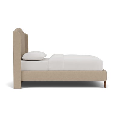 Double Classic Bedstead - Natural - House Linen Mix