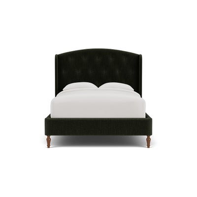 Double Classic Bedstead - Moss - Eco Chenille