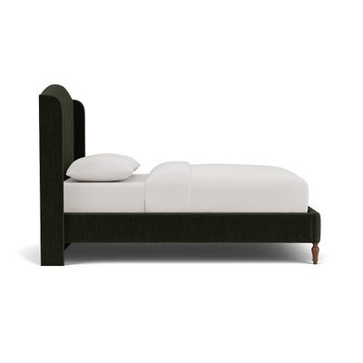 Double Classic Bedstead - Moss - Eco Chenille