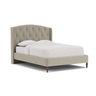 King Size Classic Bedstead - Natural - Eco Chenille
