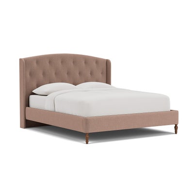 Super King Classic Bedstead - Dusky Rose - Eco Chenille
