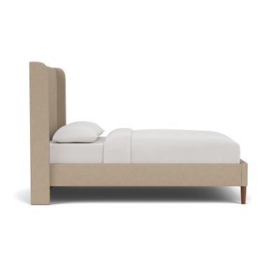 Double Classic Bedstead - Natural - House Linen Mix
