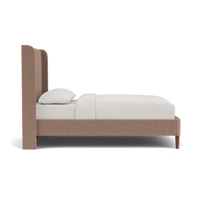 Double Classic Bedstead - Dusky Rose - Eco Chenille