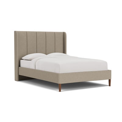 King Size Classic Bedstead - Dove Grey - House Linen Mix