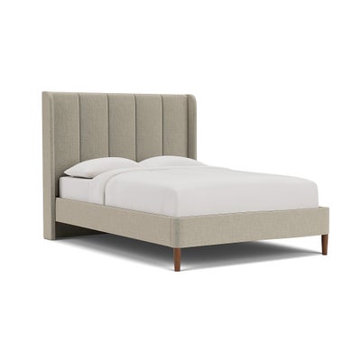King Size Classic Bedstead - Natural - Eco Chenille