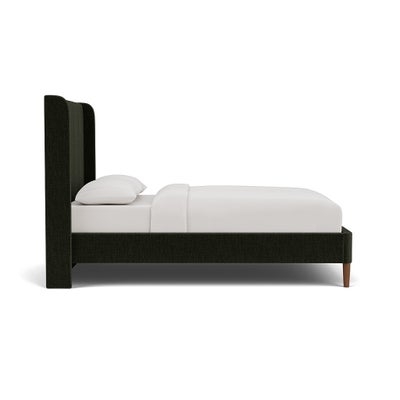 King Size Classic Bedstead - Moss - Eco Chenille