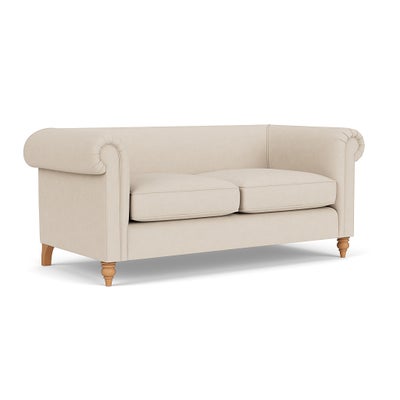 3 Seater - Lily White - House Linen Mix