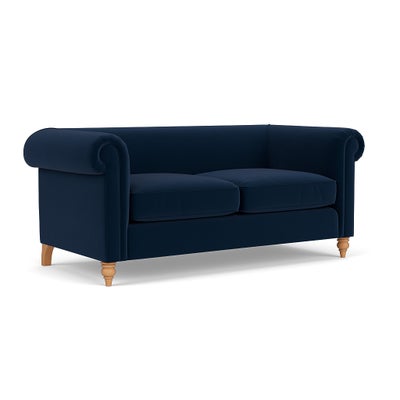 3 Seater - Deep blue - Matt Velvet