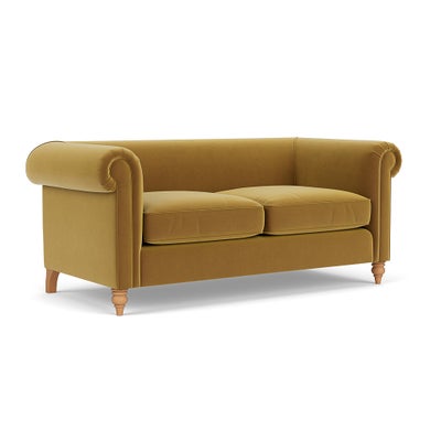 3 Seater - Mustard - Matt Velvet