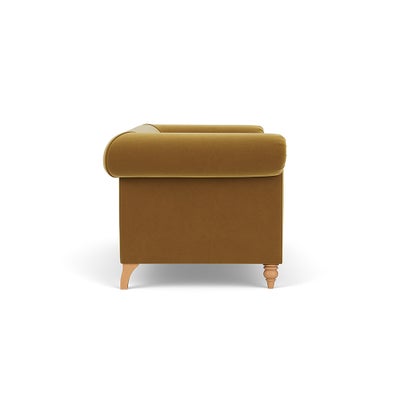 3 Seater - Mustard - Matt Velvet