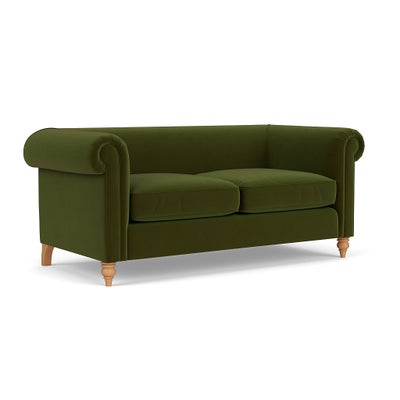 3 Seater - Forest Green - Matt Velvet