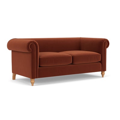3 Seater - Brick - Matt Velvet