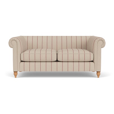 3 Seater - Raspberry - Compton Stripe