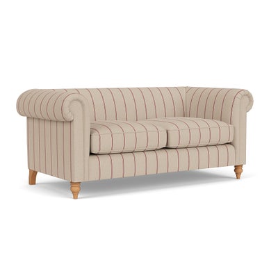 3 Seater - Raspberry - Compton Stripe