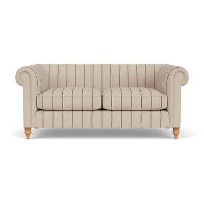 3 Seater - Charcoal - Compton Stripe