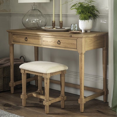 Console Dressing Table and Stool