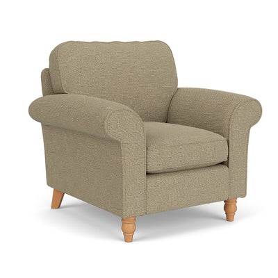 Armchair - Green Marl - House Weave