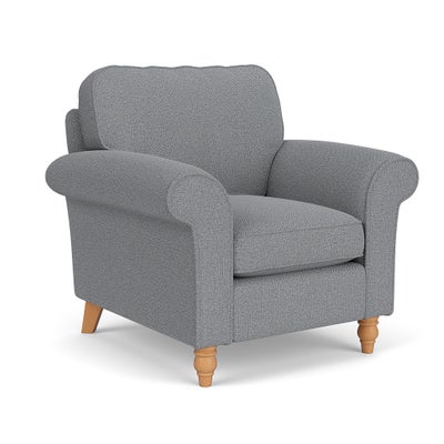 Armchair - Blue Marl - House Weave