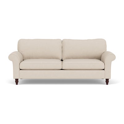 4 Seater Sofa - Lily White - House Linen Mix