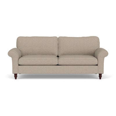 4 Seater Sofa - Natural - Herringbone Weave