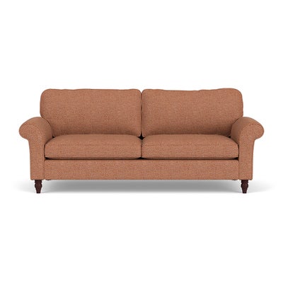 4 Seater Sofa - Brick - Herringbone Weave